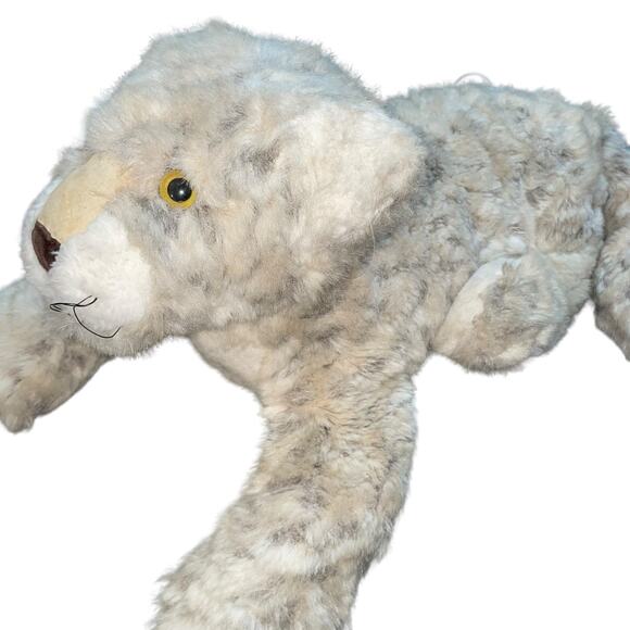 Dakin 1982 29" Plush Leopard Snowfoot Stuffed Animal Pillow Nursery USA Vintage - Picture 7 of 13